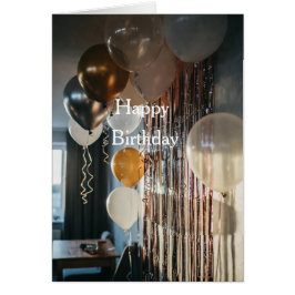 Cartão Happy Birthday