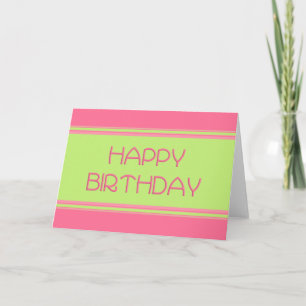 Cartão Happy Birthday