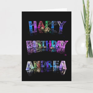 Cartão Happy Birthday Andrea Card