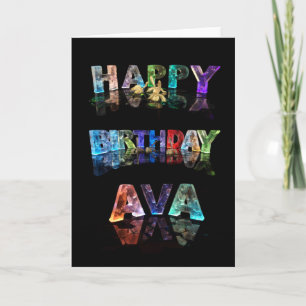 Cartão Happy Birthday Ava Card