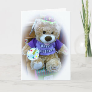 CARTÃO HAPPY BIRTHDAY BEAR FOR CHILD