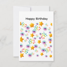 Cartão Happy Birthday Card