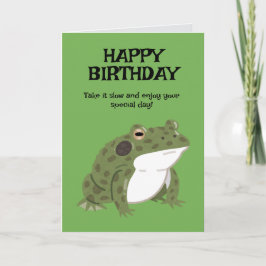 Cartão Happy Birthday Card – Cheerful & Customizable