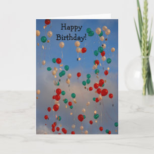Cartão Happy Birthday Card: Fly high, feel free