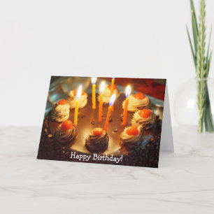 Cartão Happy Birthday Card with Chocolate Cake