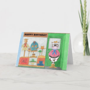 Cartão Happy Birthday Cowboy Card