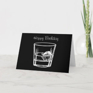 Cartão Happy Birthday for Whisky Lovers