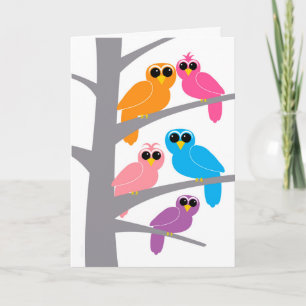 Cartão Happy Birthday from Owl of Us for Co-worker