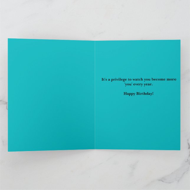 Cartão Happy Birthday Funfetti Card (Interior)