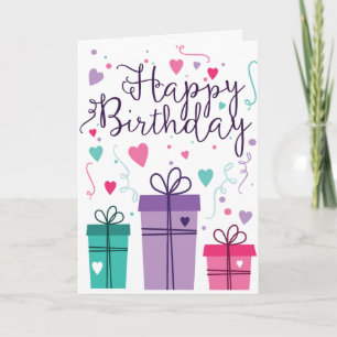 Cartão Happy Birthday Greeting Card