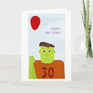 Cartão Happy Birthday Ogre (editable text)