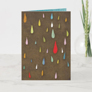 Cartão Happy Birthday Rain Card