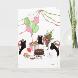 Cartão Happy Birthday Scotties Dogties Card de Bihrle