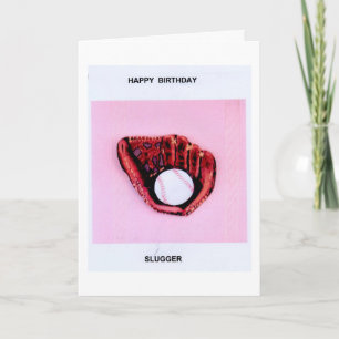 Cartão Happy Birthday Slugger