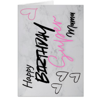 Cartão Happy Birthday Super Mama
