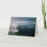 CARTÃO "HAPPY BIRTHDAY TO OUR SON"<br><div class="desc">If your SON is into surfing or just enjoys photo's of surfing, here is the Perfect Card! THANK YOU for stopping by one of my eight stores. Myrtle Beach had a lot of opportunities for photos and I hope you check out the rest of mine. THANKS for stopping by 1...</div>