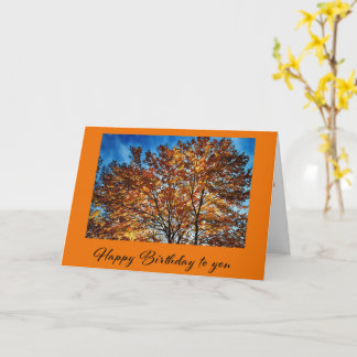 Cartão Happy Birthday To YouFolded Greeting Card