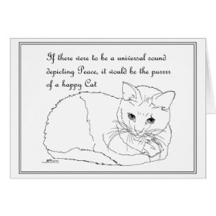 Cartão Happy Cat Purrr