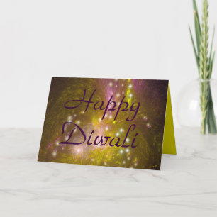Cartão Happy Diwali greeting card.