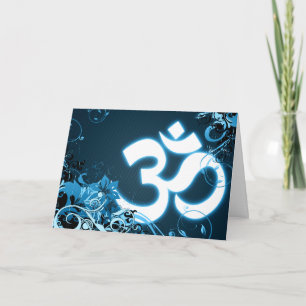 Cartão happy diwali : hi-fi om glow