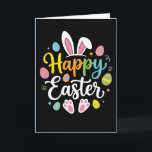 Cartão Happy Easter Bunny Rabbit Funny Easter Day Women<br><div class="desc">Happy Easter Bunny Rabbit Funny Easter Day Women Girls</div>