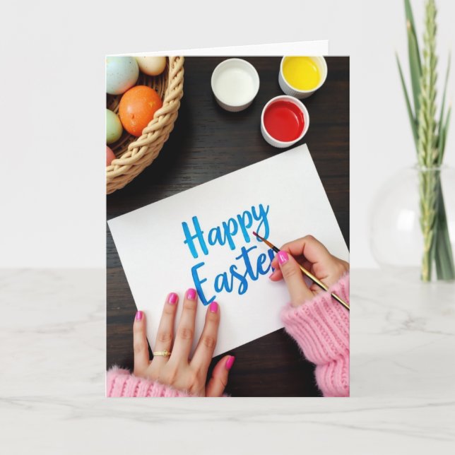 Cartão Happy Easter Creation Card (Frente)
