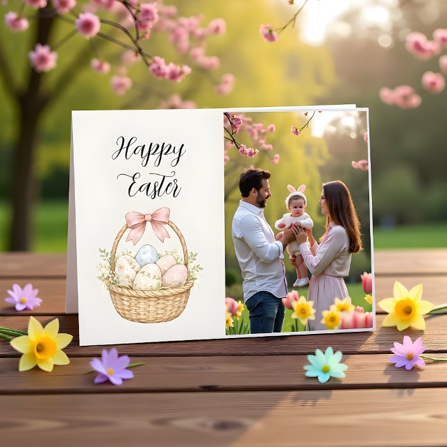 Cartão Happy Easter Photo Card (Criador carregado)