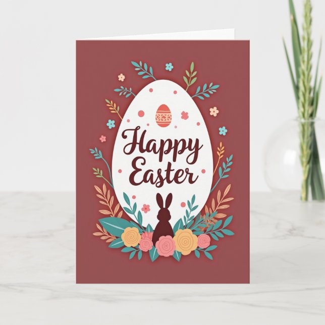 Cartão Happy Easter Season Greetings Card (Frente)
