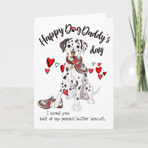 Cartão Happy Father's Day from your Dalmatian