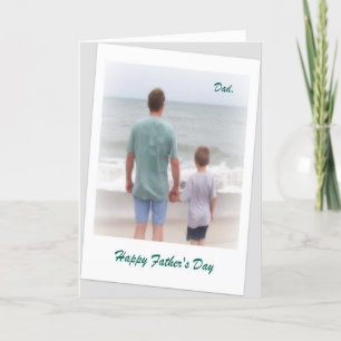 Cartão Happy Father's Day Ocean Greeting Card