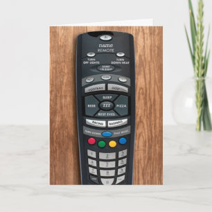 Cartão Happy Father's Day Remote Control Greeting Card