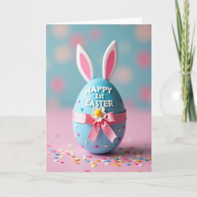 Cartão Happy First Easter Egg Card (Frente)