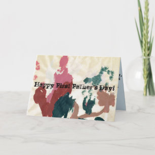 Cartão Happy First Father's Day!