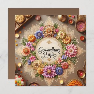 Cartão Happy Govardhan Puja