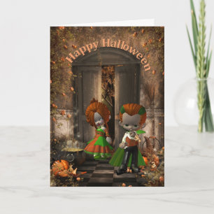 Cartão Happy Halloween-Anniversary Card