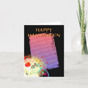 Cartão happy halloween photo card : hi-fi skull 2
