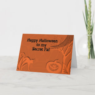Cartão Happy Halloween Secret Pal