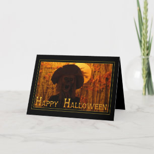 Cartão Happy Halloween Skeleton