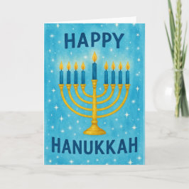 Cartão Happy Hanukkah