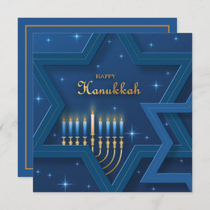 Cartão Happy Hanukkah