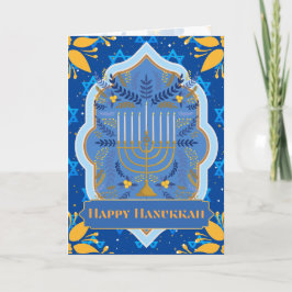 Cartão Happy Hanukkah