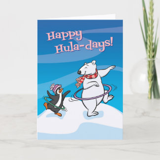 Cartão Happy Hula-Days (Blank Inside) Card