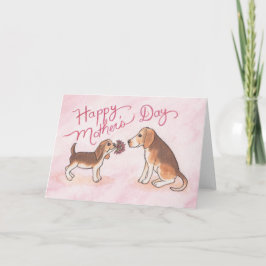 Cartão Happy Mother's Day Dogs