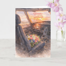Cartão Happy Mother's Day with flowers from Pilot