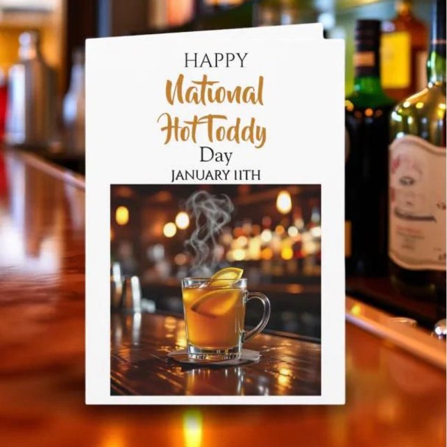 Cartão Happy National Hot Toddy Day ! January 11th (Criador carregado)