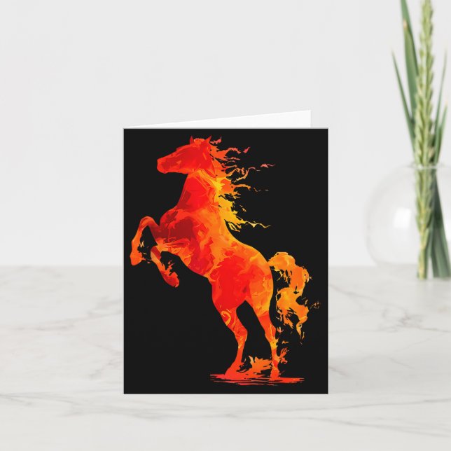 Cartão Happy New Year 2026 Chinese New Year Horse Zodiac  (Frente)