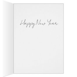 Cartão Happy New Year Card