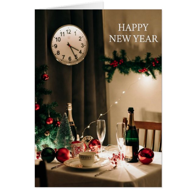 Cartão Happy New Year Card (Frente)