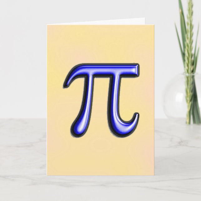 Cartão Happy Pi Day - March 14th (Frente)