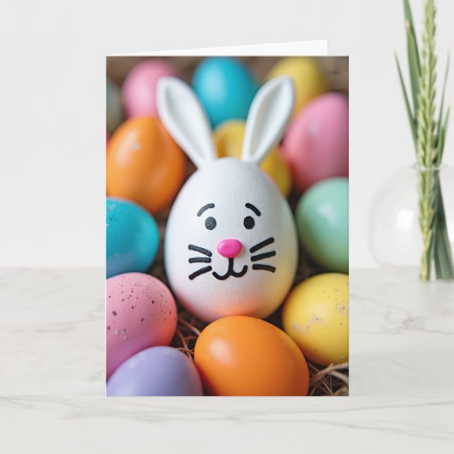 Cartão Happy Spring Egg Friend Card (Frente)